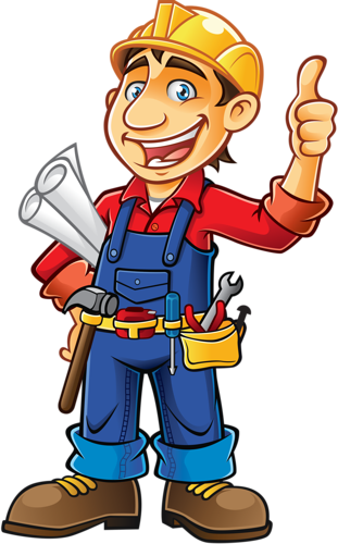 Vector Freeuse Personnages Illustration Individu Personne - Clip Art Construction Worker (311x500)