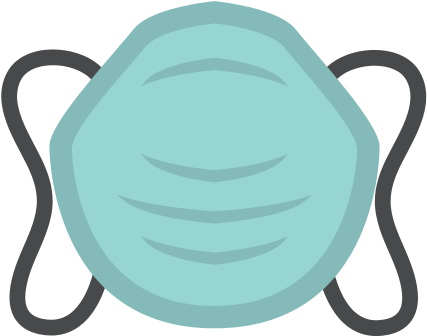 Face Mask Safety Protection Equipment - Protection Mask Vector (550x550)