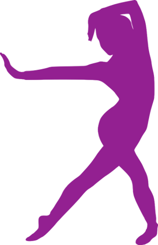 Aerobics Clipart Senam Aerobik - Danse .png (322x500)