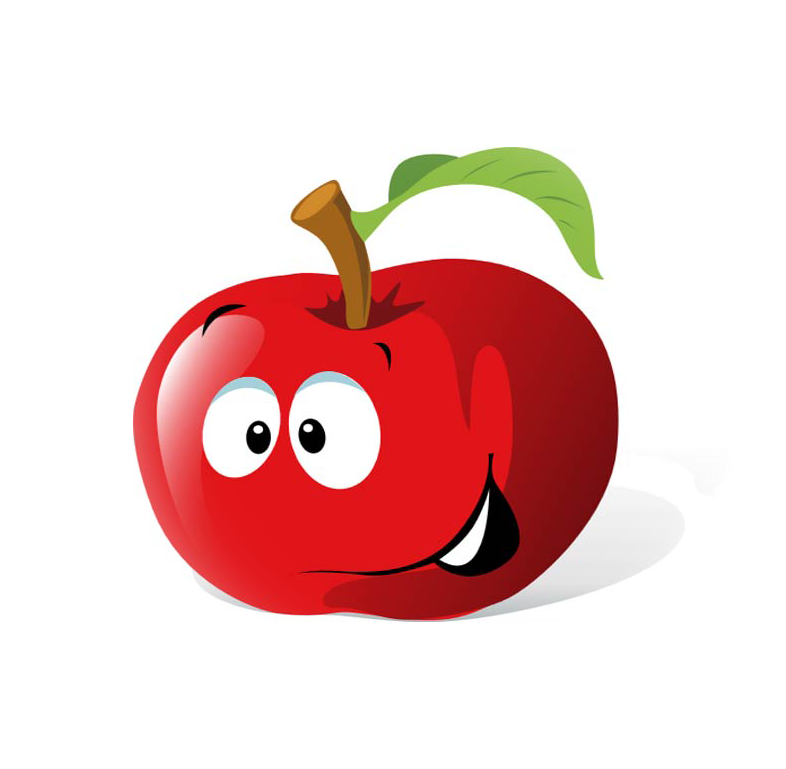 I Que S'entengui - Apple Cartoon Images Png (1024x768)