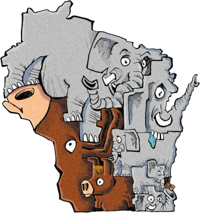 Geography Or Gerrymandering Both Sides Guilty - Racial Gerrymandering Political Cartoon (683x729)