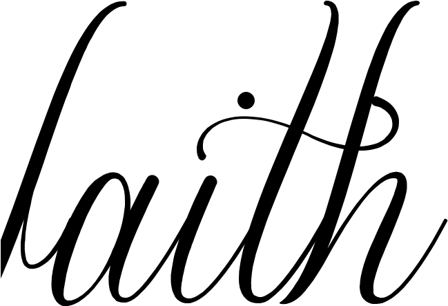 Faith Tattoo In Sverigescript Clean Font - Faith Tattoo In Sverigescript Clean Font (932x686)