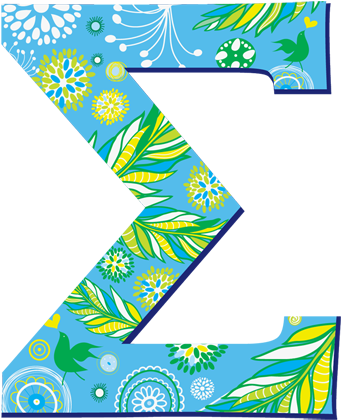 Greek Letter Fabric Wall Decals By Wheatpaste - Sigma Greek Letter (456x456)