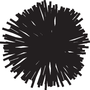 Yarn Black And White Clipart - Pom Pom (361x361)