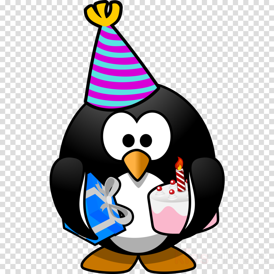 Birthday Penguin Clip Art Clipart Penguin Birthday - Happy Birthday Penguin (900x900)