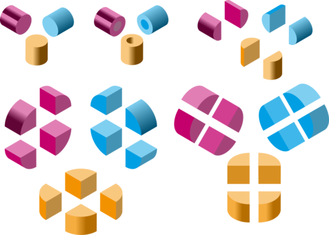 Shape Line Isometric Projection Grid Computer Icons - Clip Art (477x340)