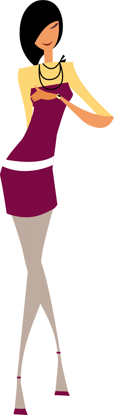 Sticker Cosmetologist Clip Art - Fashion (442x1600)