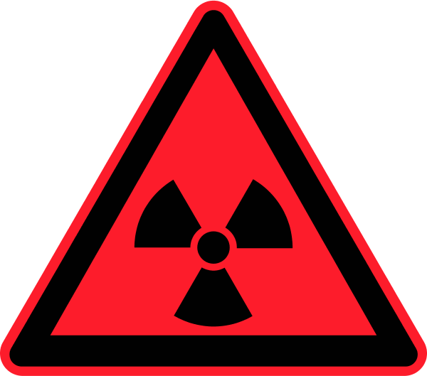 Safety Hazard Clipart - Radiation Symbol (600x529)