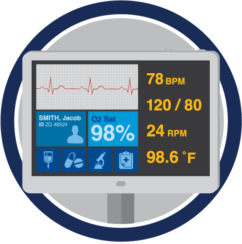 What's Trending Now - Vital Signs Monitor Icon (496x500)