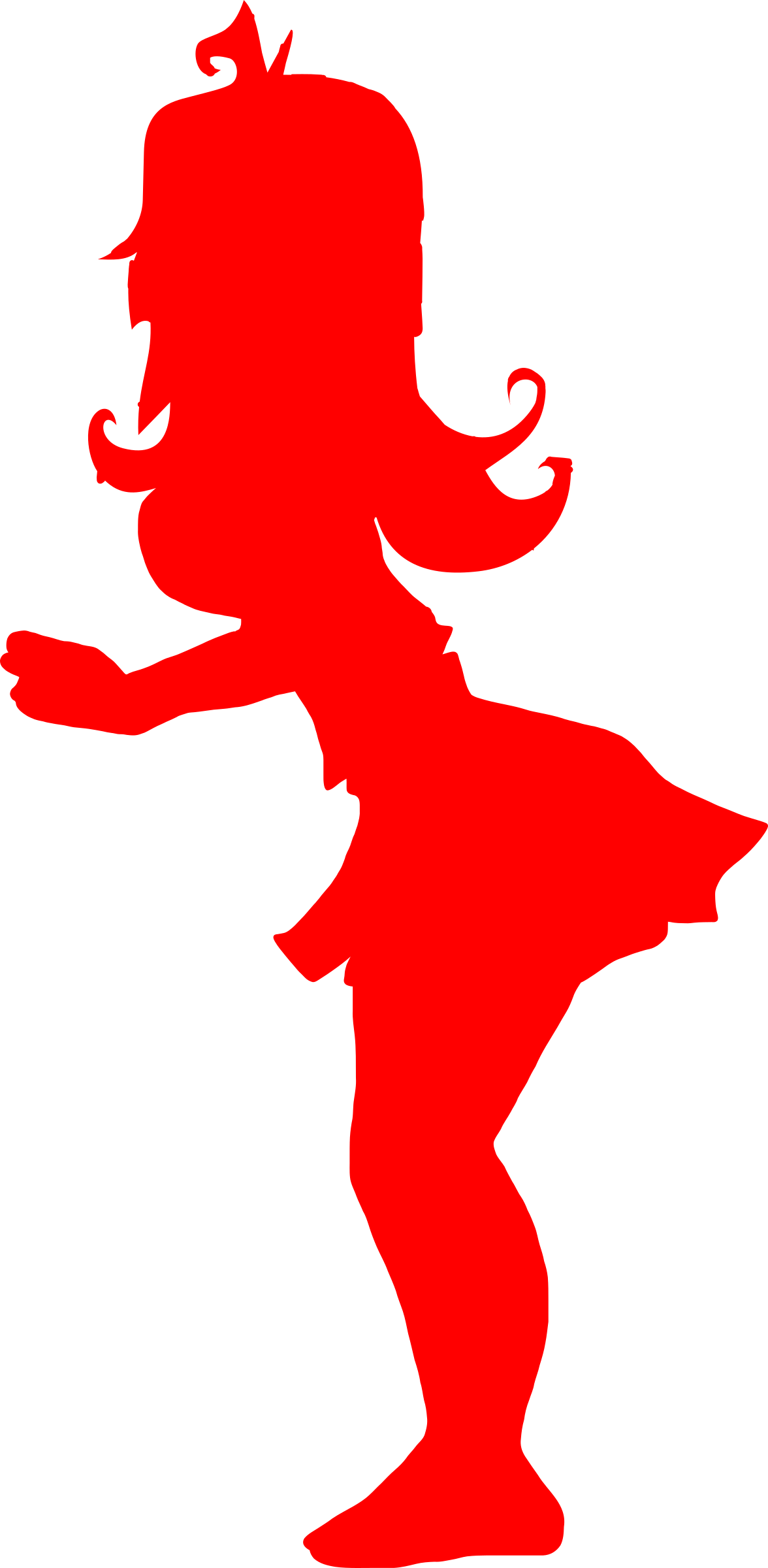 Free Cheerleading Silhouette Clipart - Icon (1176x2400)