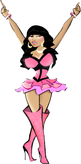 Nicki Minaj Cartoon - Nicki Minaj Cartoon (286x576)