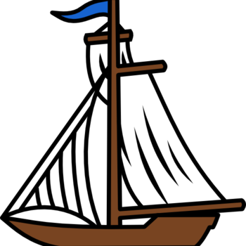 U Of L Boat Races - Sail Boat Clip Art (350x350)