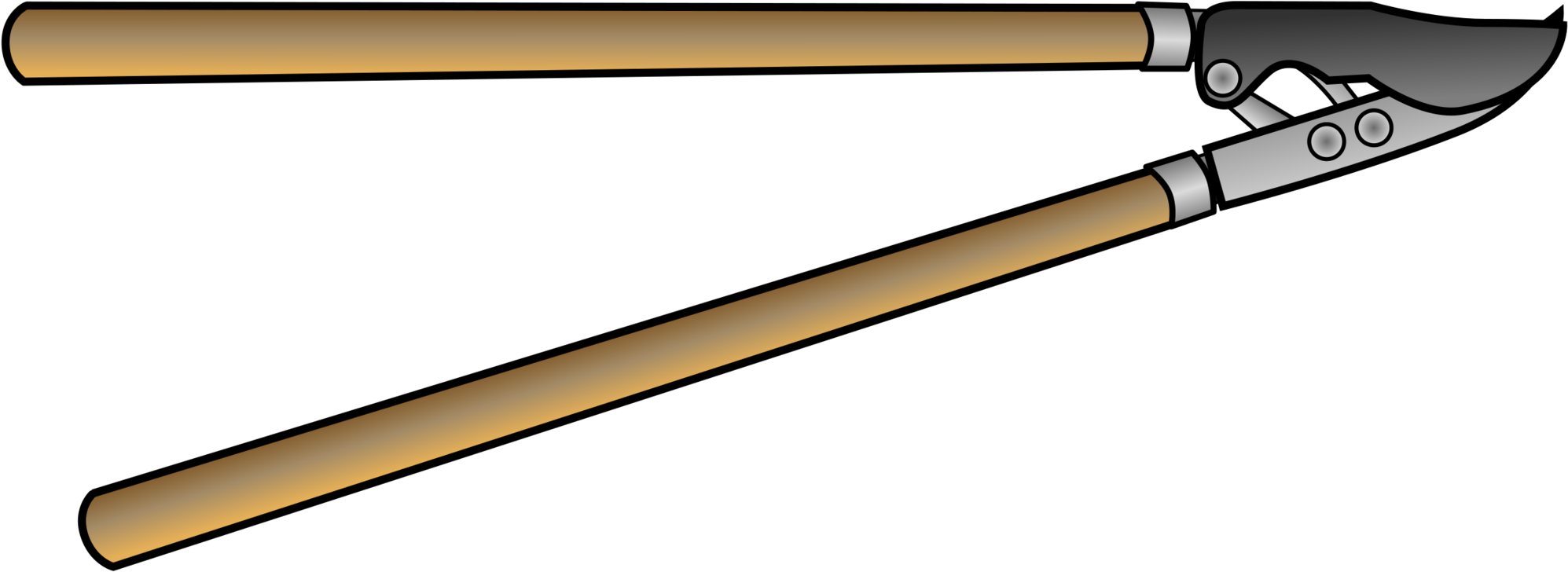 Hedge Trimmer Garden Tool Garden Tool Loppers - Clip Art Loppers (2009x750)