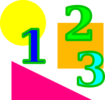 Mathematics Number Multiplication Mathematical Problem - Clip Art Maths Shapes (355x340)