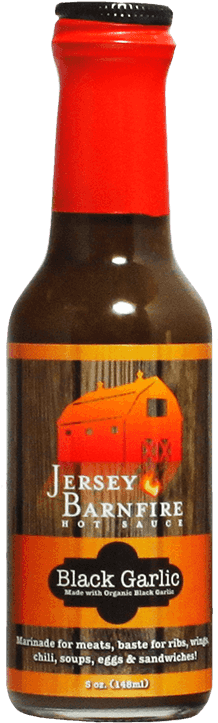 Jersey Barnfire Black Hot - Jersey Barnfire Black Garlic Hot Sauce (440x770)