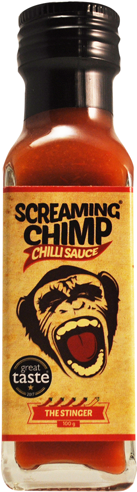 The Stinger - Screaming Chimp Chilli Sauce (1000x1000)