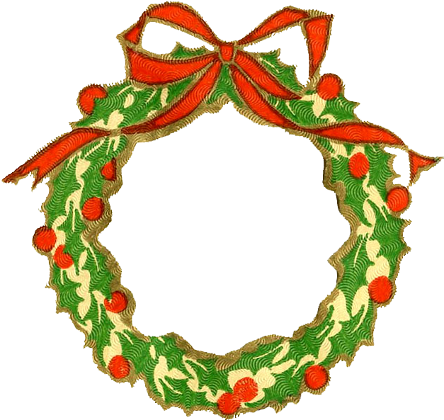 2012 Christmas Eve Services - Vintage Christmas Clipart (675x676)