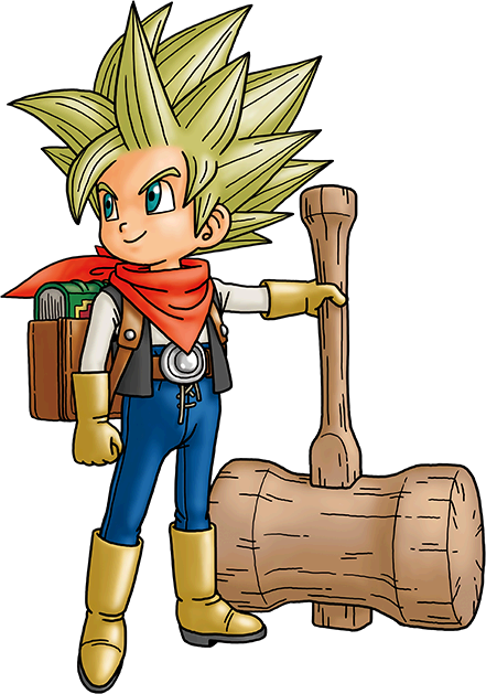 Dragon Quest Builders 2 Screenshots And Artwork - Dragon Quest Akira Toriyama Main Character 1 (441x629)