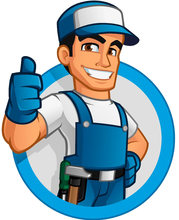 Mechanic Clipart Builder - Cartoon Handyman (621x764)