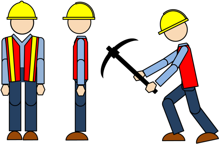 Man Clipart Construction - Workers Clipart Png (800x486)