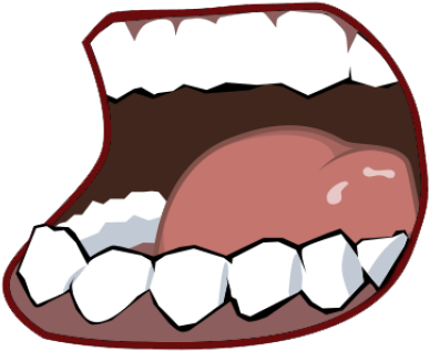 Mouth Picture - Big Mouth Png (400x331)