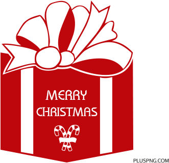 Christmas Png - Red Christmas Gift Clipart (458x356)