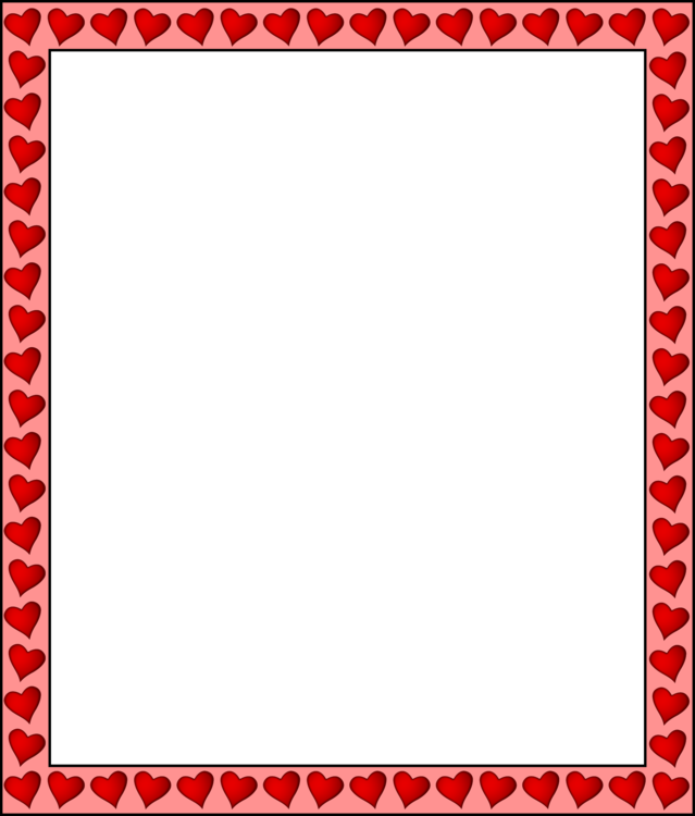 All Photo Png Clipart - Red Page Borders Png (639x750)