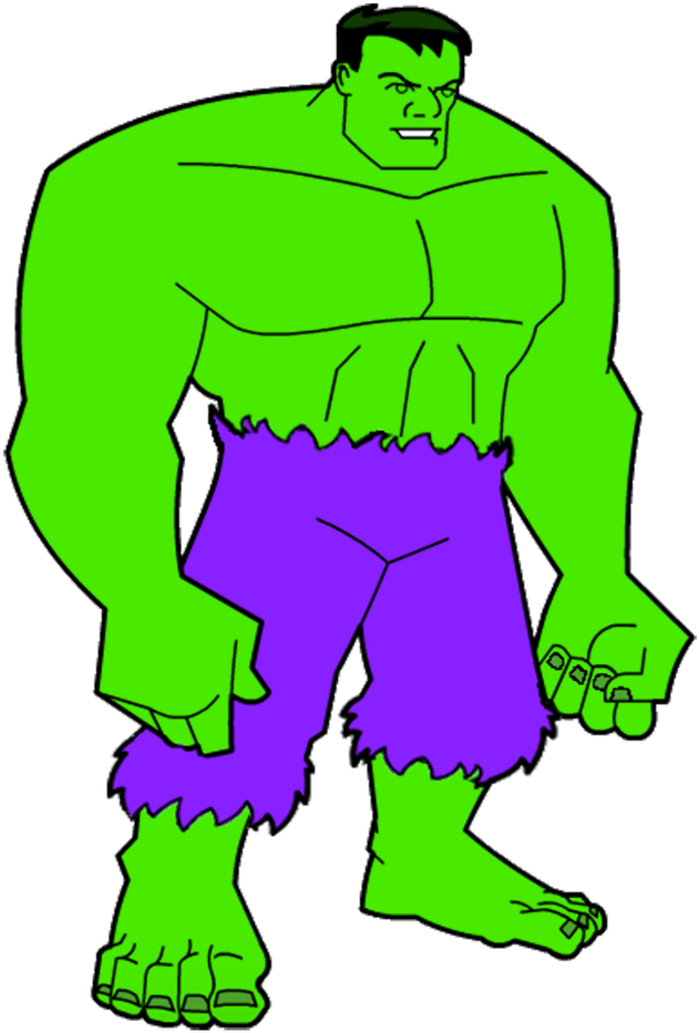 Bruce Timm Style Incredible Hulk By Apocalypsebob - Comics (833x959)