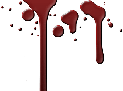 Red Paint Drip Png K Pictures Full - Transparent Blood Splatter Clipart (450x300)