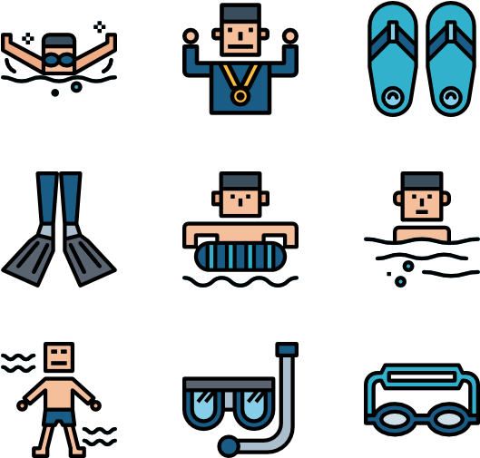 Swimming - Earthquake Safety Earthquake Icon (600x564)