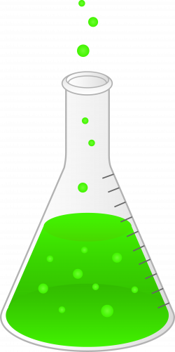 Chemicals Clipart Flask - Science Beaker Clipart (250x501)