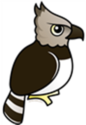 Harpy Eagle Clipart - Cute Harpy Eagle Cartoon (420x420)