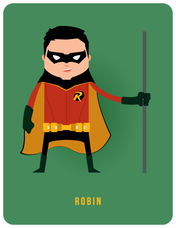 Heroes50 Heroes Ilustrados Por Adam Thompson Comic - Cartoon (600x776)