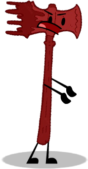 Axe Clipart Long Object - Random Object Battle Royal Axe (378x384)