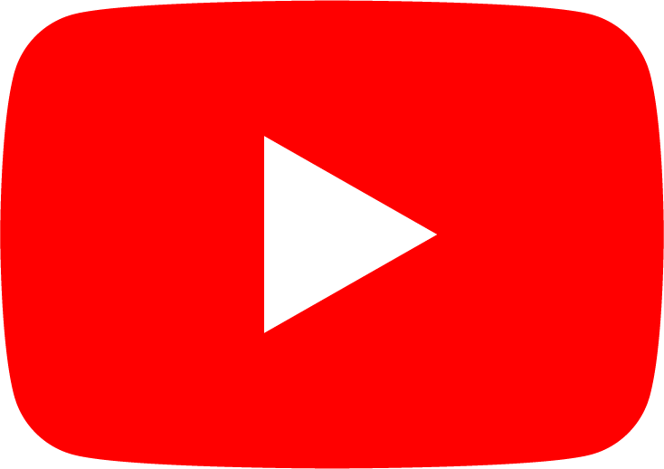 Visit Us At - Youtube Logo Icon Png (734x518)