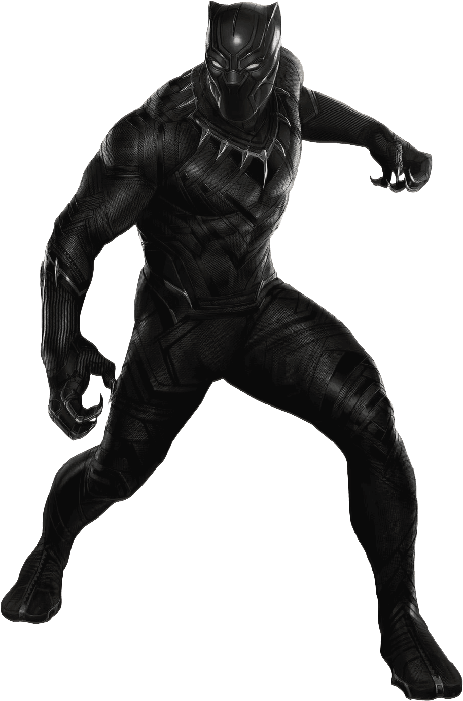 Png Pantera Negra Black Panther Civil War Png World - Black Panther Png (944x1414)
