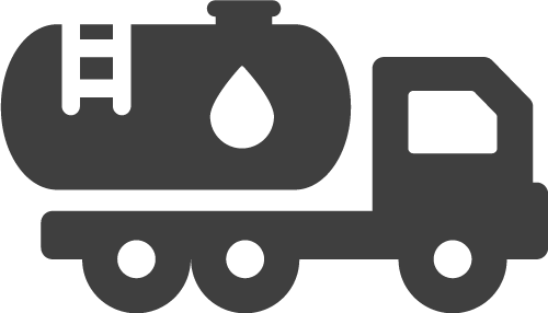 Earthmoving Icon Blue - Oil Truck Icon Png (500x286)