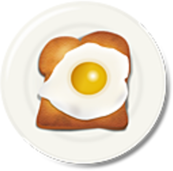 Vector Royalty Free Stock Egg Breakfast Free Images - Eggs And Toast Clipart (600x600)