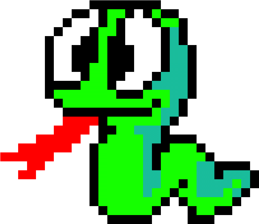 Snake - Pixel Art De Serpent (1200x1200)