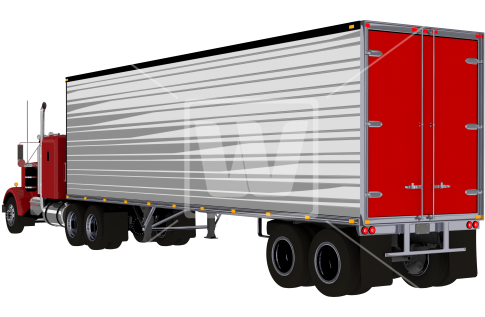 Semi Truck Png - Semi Truck Trailer Png (550x366)