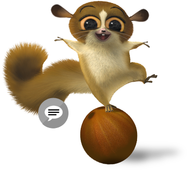 Mort Icon Hd Wallpaper, Madagascar Movie, Cartoon Characters, - Madagascar  2 Cute Animal - (400x560) Png Clipart Download