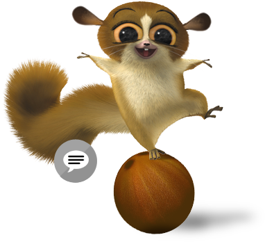 Mort Icon Hd Wallpaper, Madagascar Movie, Cartoon Characters, - Madagascar 2 Cute Animal (400x560)