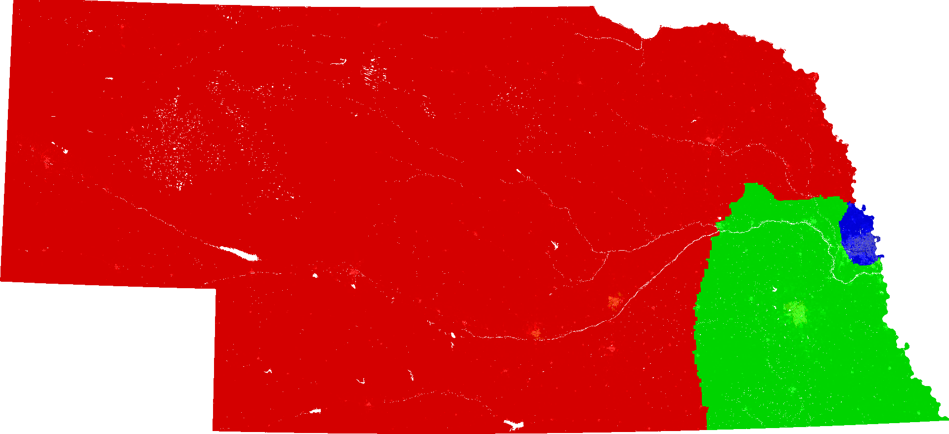 Collection Of 14 Free Districting Clipart Congressional - Nebraska Congressional Districts 2000 (1920x878)