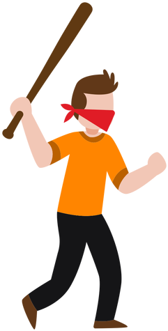 Vandal Character Holding Transparent - Baseball (512x512)