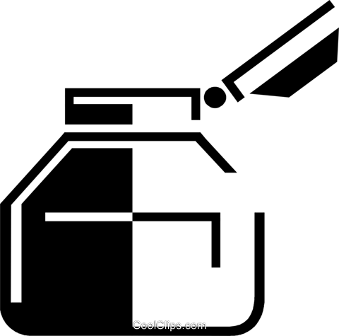 Ink Bottle Royalty Free Vector Clip Art Illustration - Ink Bottle Royalty Free Vector Clip Art Illustration (480x475)