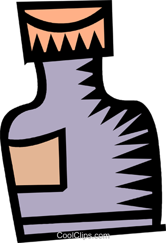 Ink Bottle Royalty Free Vector Clip Art Illustration - Ink Bottle Royalty Free Vector Clip Art Illustration (327x480)