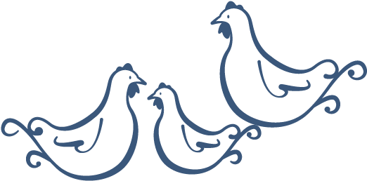 Number Three French Hens Text Hens Illustration French - Illustration (541x272)