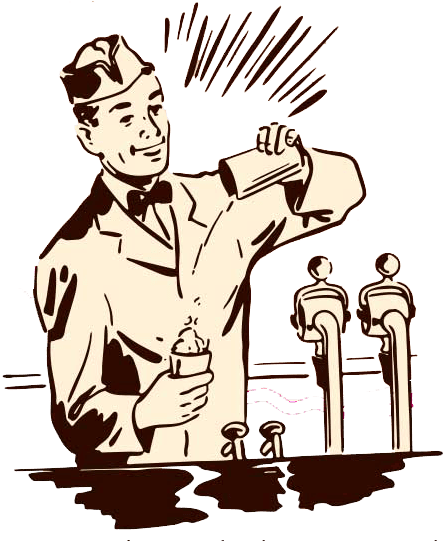 Two Scoops Of Ice Cream Topped With Your Choice Of - Illustration (533x540)