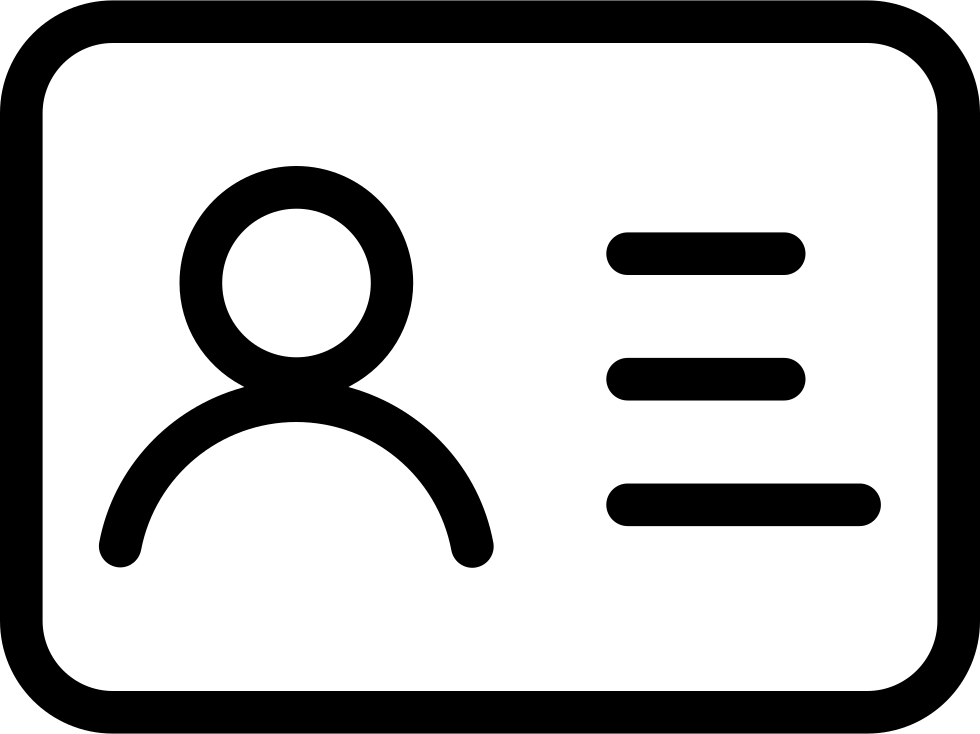 Visiting Svg Png Free - Icon Business Card Png (980x734)