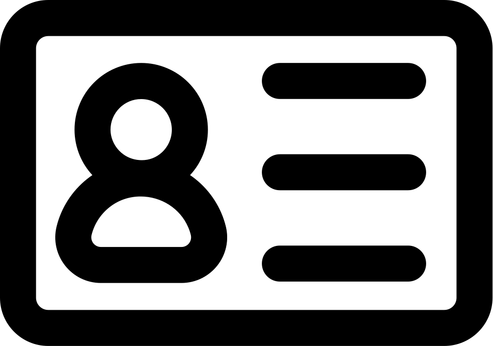 Personal Svg Png Icon Free Download Comments - Visit Card Icon (981x688)